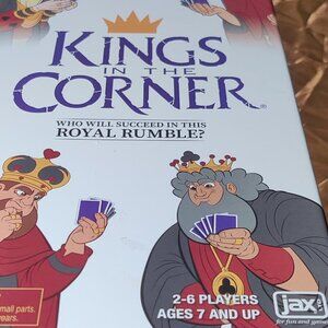 Kings Corner Card Game for 2-6 Players ages 7 and up